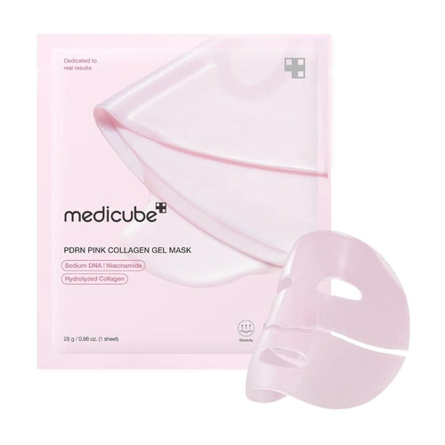 Box de 4 Masques Gel PDRN Collagène Rose Medicube