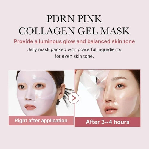 Box de 4 Masques Gel PDRN Collagène Rose Medicube